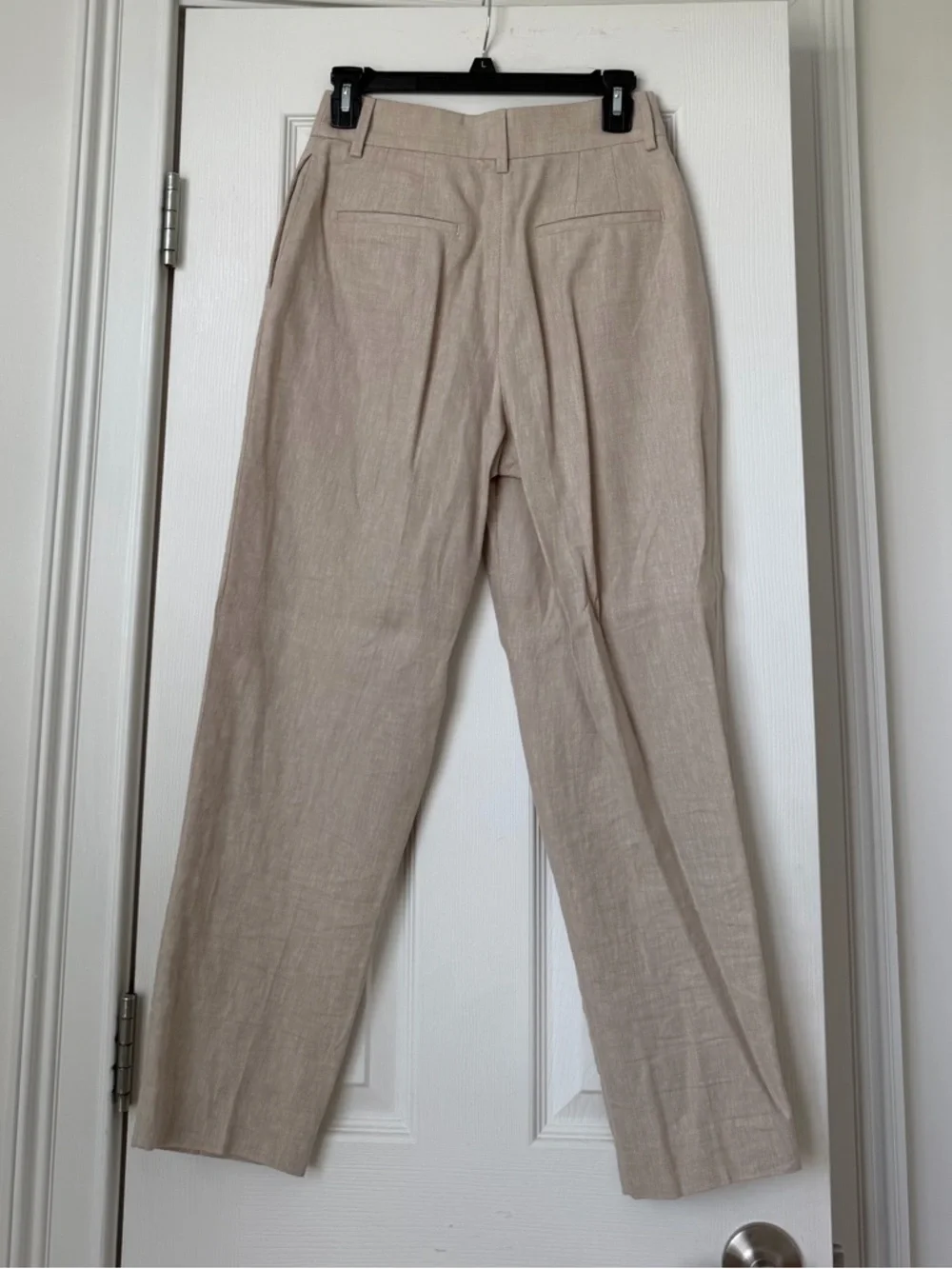 H&M Women’s Linen Tailored Pants in Beige